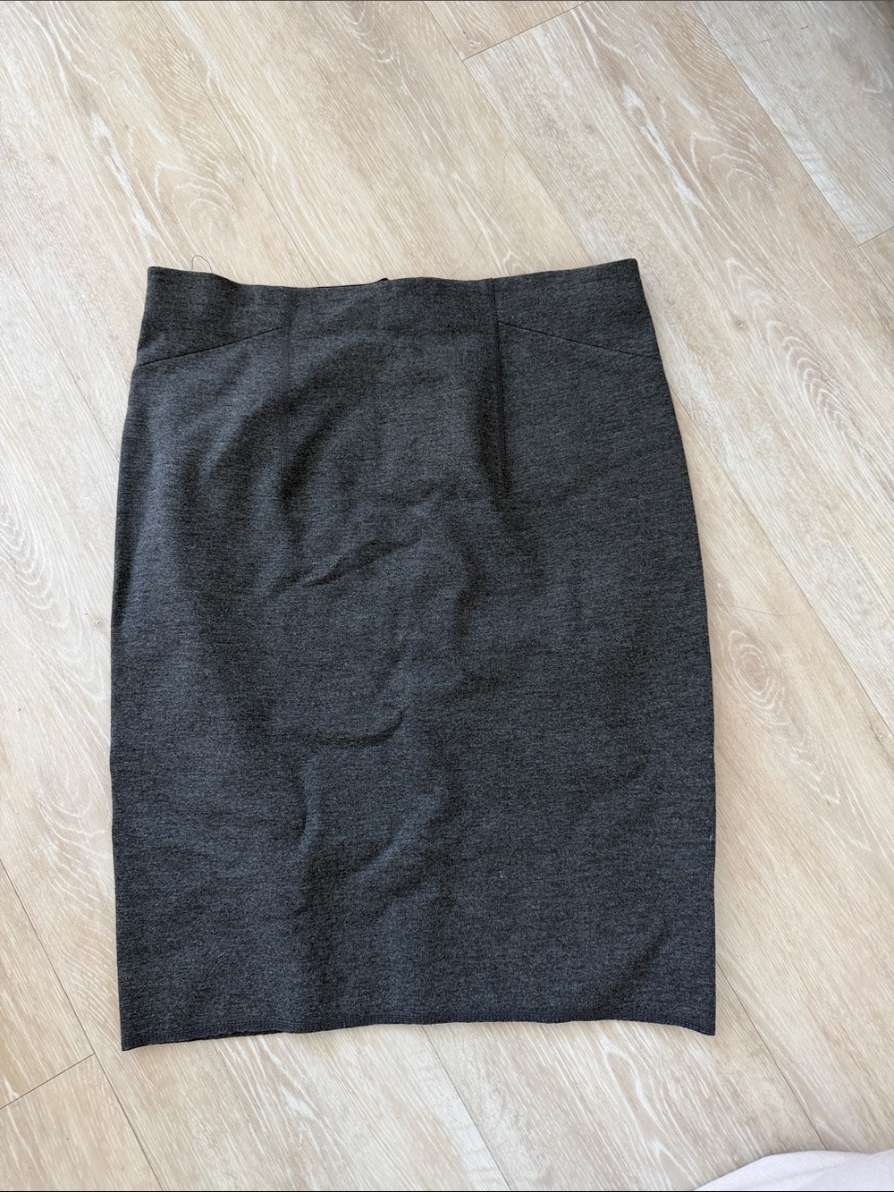 Ann Taylor Charcoal Gray Pencil Skirt